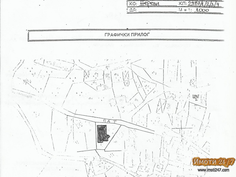 SE PRODAVA GRADEZEN PLAC VO GORNO NEREZI