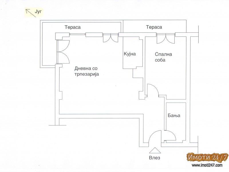 СЕ ПРОДАВА НОВ И НЕКОРИСТЕН СТАН ОД 66м2 ВО ПРИПОР-СКОПЈЕ