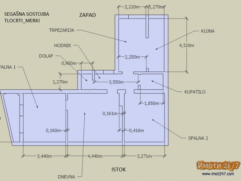 Се продава издава стан во Дебар Маало