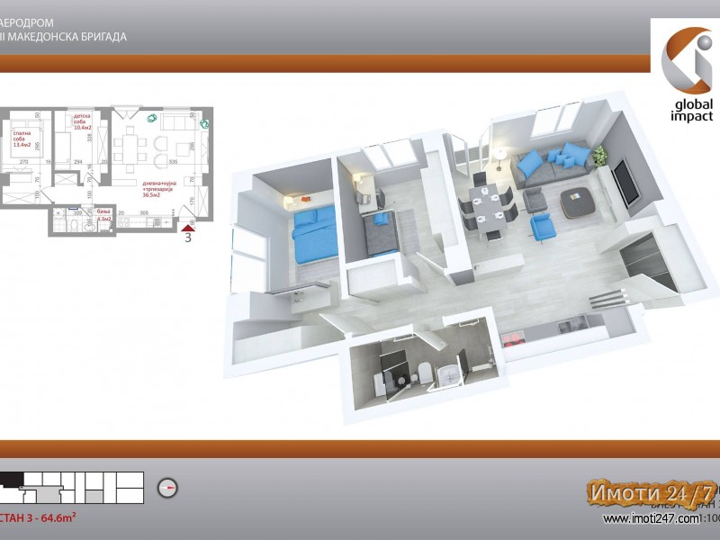 PRODAZBA NA STANOVI VO GRADBA