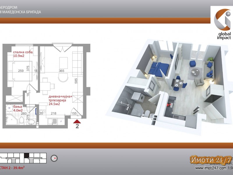 PRODAZBA NA STANOVI VO GRADBA