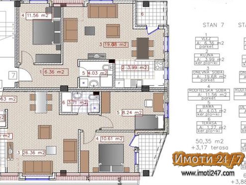 STANOVI 54 m2 I 68 m2 GJORCE PETROV VSELIVI NOVI
