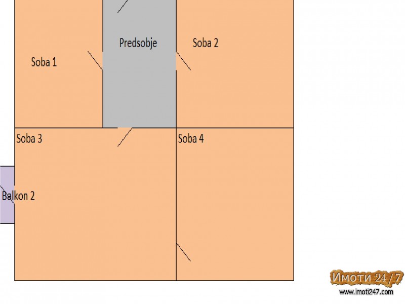 4 Собен Стан во Центар-Буњаковец Скопје 82 m2  82000 EUR