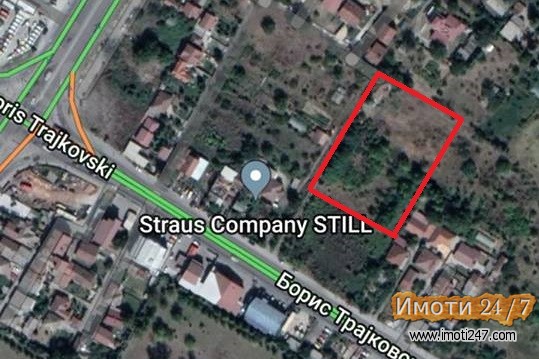 Се продава плац на Првомајска Борис Трајковски