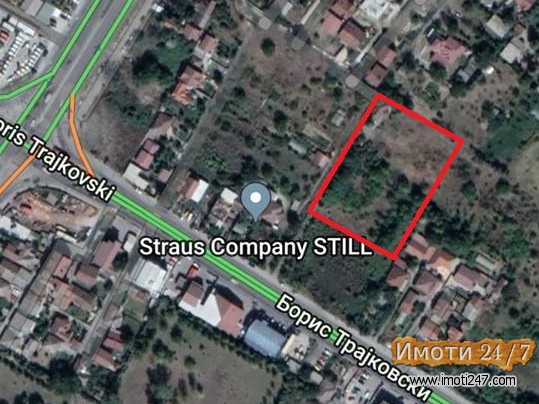 Се продава плац на Првомајска Борис Трајковски