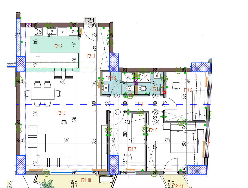  STAN VO GRADBA 101m2 VO AERODROM 3-kat KAJ MAJCIN DOM