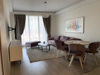 Se izdava nov opremen lux stan vo DZevahir sky city 