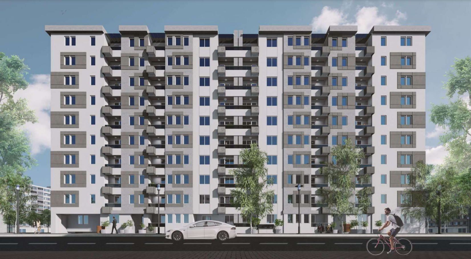  PRODAZBA NA NOV STAN 52m2 AERODROM SO DVE SPALNI