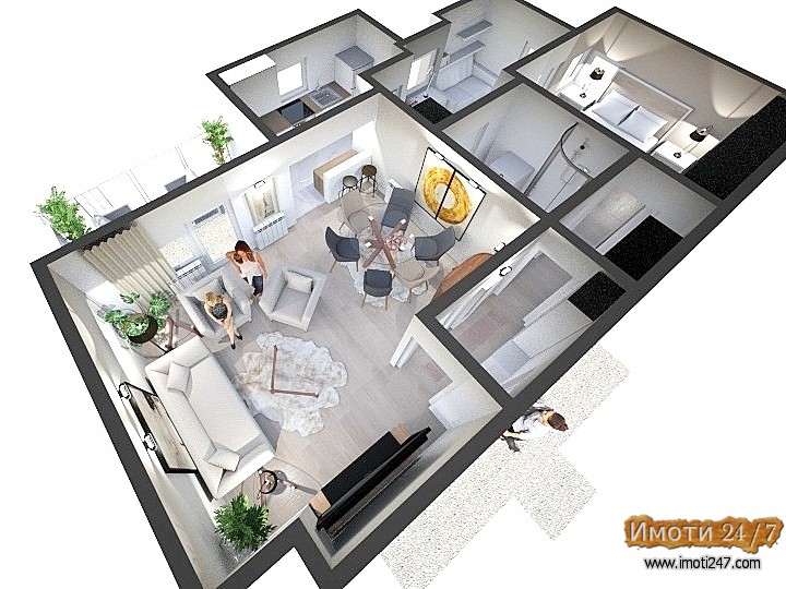 Se prodava stan vo nasNovo Lisice