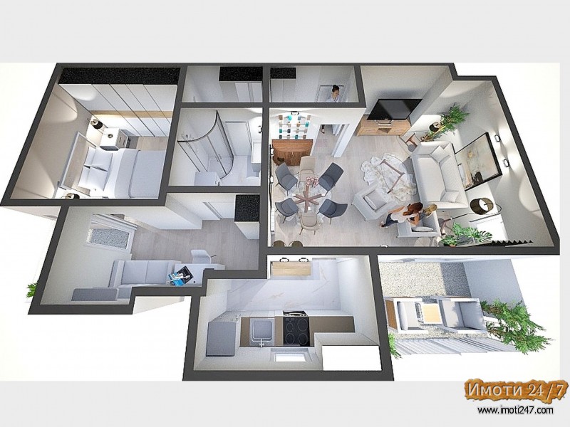 Se prodava stan vo nasNovo Lisice