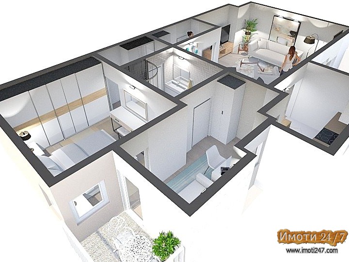 Se prodava stan vo nasNovo Lisice