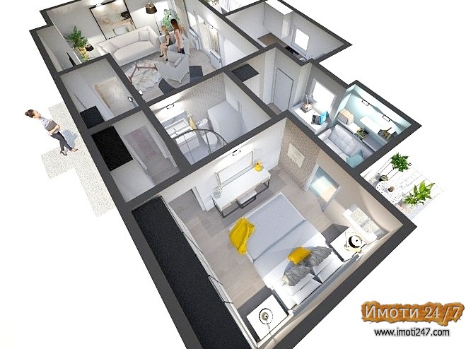 Se prodava stan vo nasNovo Lisice