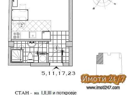 Se prodavaat garsonjeri vo Kisela Voda