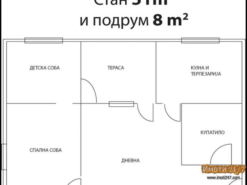 Продавам стан 51м2 во Автокоманда