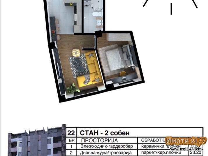 Se prodavaat novi stanovi vo Kisela voda