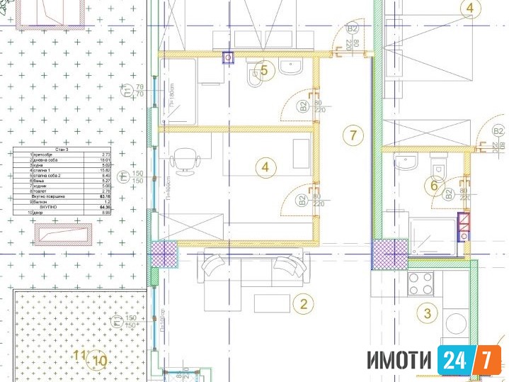 Se prodavaat novi stanovi vo Aleksandrija so dvor 435064m2