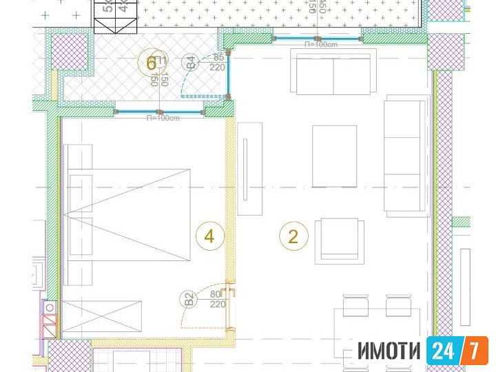 Se prodavaat novi stanovi vo Aleksandrija so dvor 435064m2