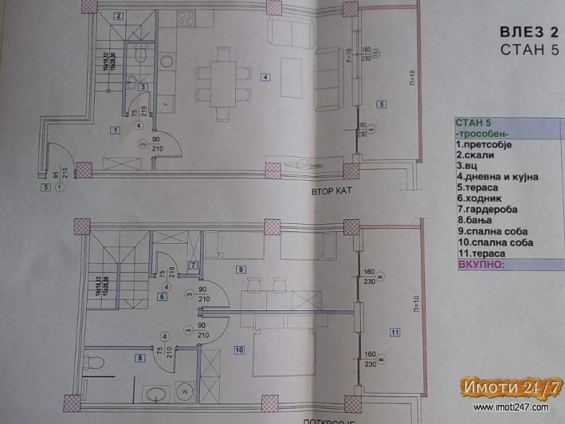 Se prodava stan vo izgradba