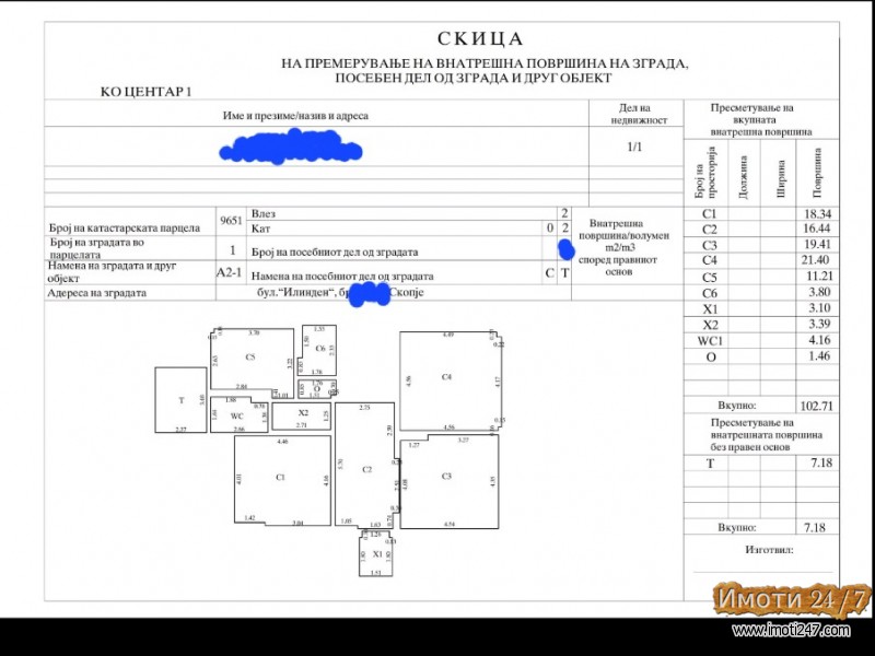 Prodavam 4-soben stan ilindenska park vo skopje