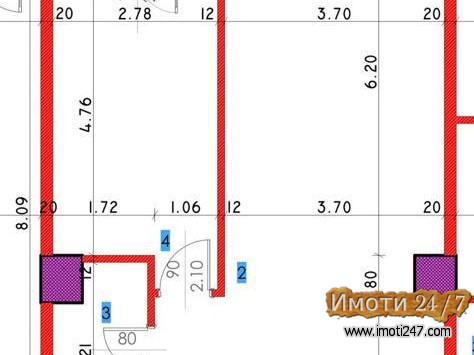 Se prodava nov stan nevselen polunamesten od 60 m2 so imoten list