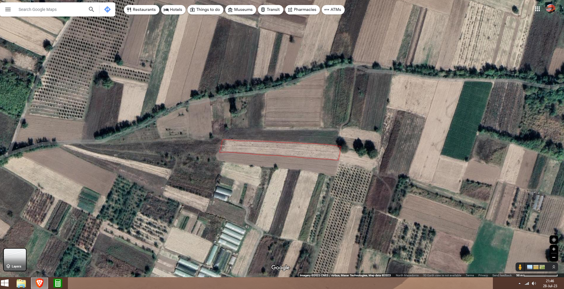 SE RPODAVA PLAC GORNO LISICE 3500M2