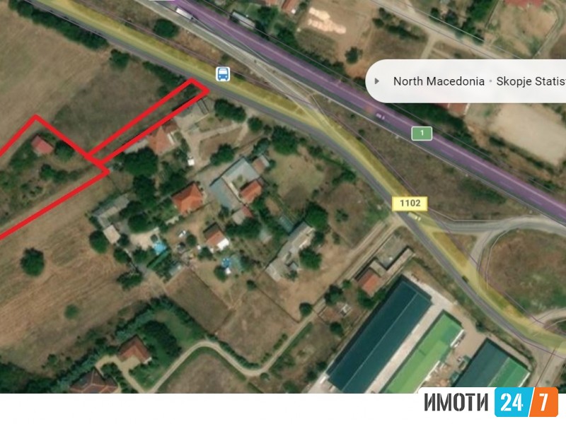 Се продава плац 2000м2 со со викендица Катланово