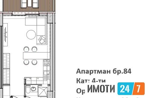 PRODAZBA GARSONJERA  POZADI EAST GATE 38 M2