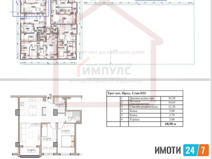 СТАНОВИ ВО PRIME RESIDENCE СО ЛОКАЦИЈА ВО КИСЕЛА ВОДА