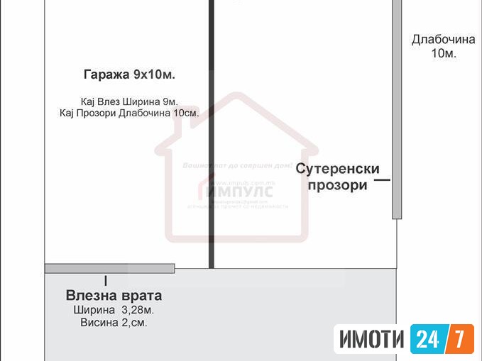 SE PRODAVA POVEKENAMENSKI PROSTOR VO CENTAR