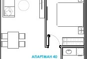 SE PRODAVA NOV STAN 53 M2-POZADI EAST GATE