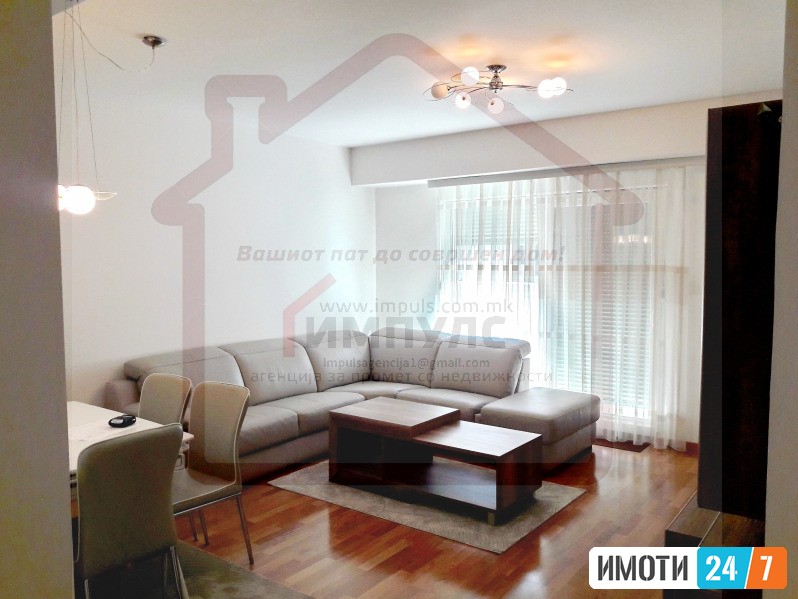 SE IZDAVA KOMFOREN TROSOBENN STAN SO LOKACIJA VO KARPOSH 1