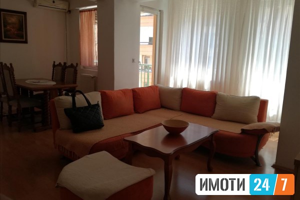 Se izdava dvosoben namesten  so klima + se ostanato  stan od 60m2 bez parno na 3ti katso lift