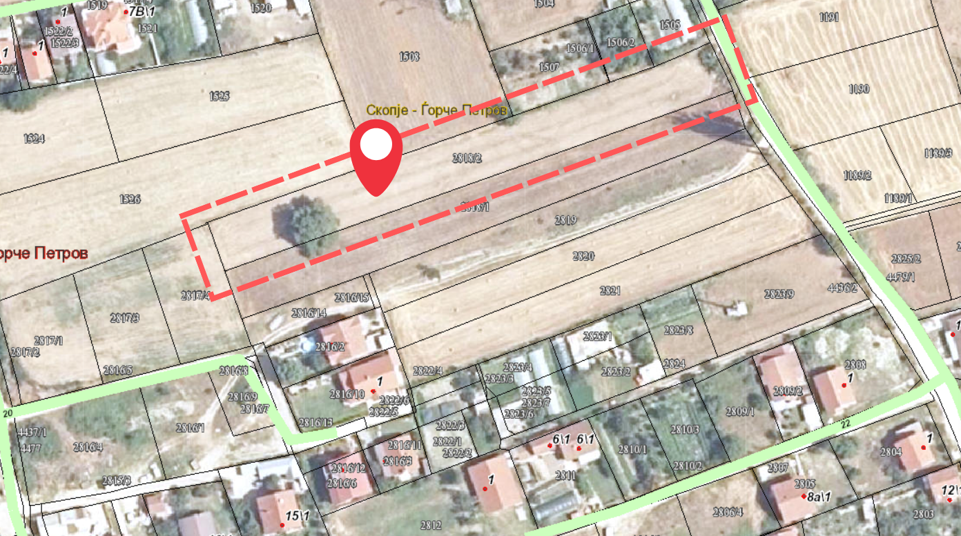 Се продава нива во Волково - 2551m2