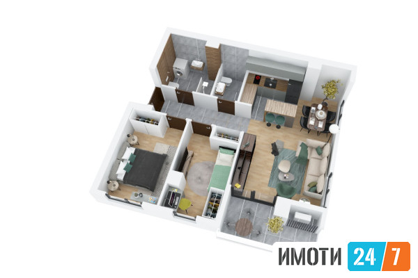 AERODROM- SUPERIUM trosoben stan od 56m2 na 13 kat