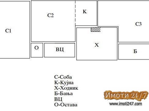 Се продава Стан во  нас Центар