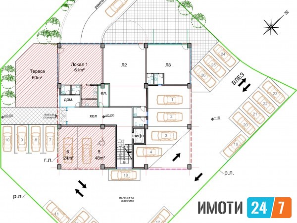 Sell Office space in   NLisiche