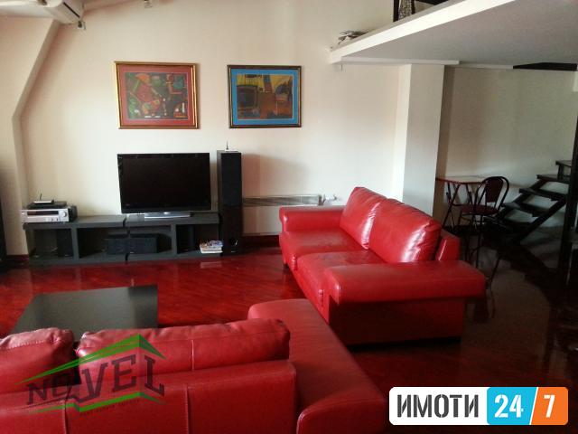 Se izdava 3-sob namesten stan-Centar