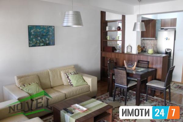 Se izdava dvosoben stan vo Centar 45m2 