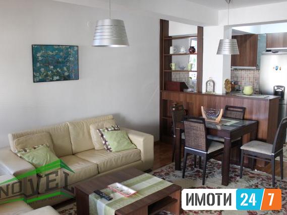 Se izdava dvosoben stan vo Centar 45m2