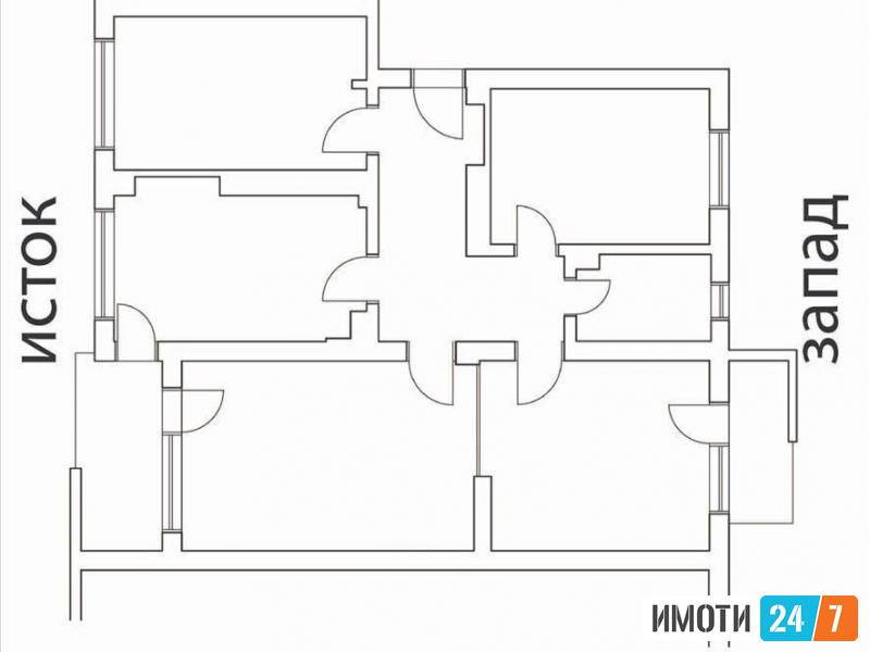 Se prodava petosoben stan 93m2Centar