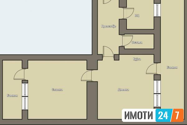 Се продава стан 40м2+20м2 доградба Карпош 1