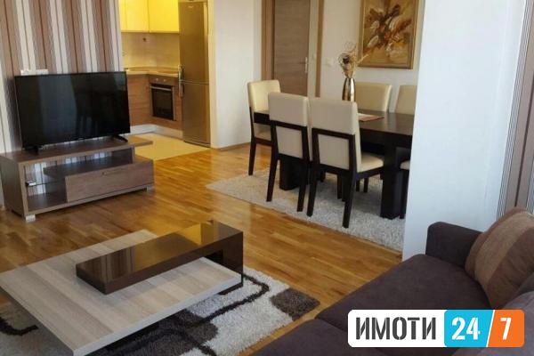 Се изнајмува трособен стан 68м2Дебар Маало