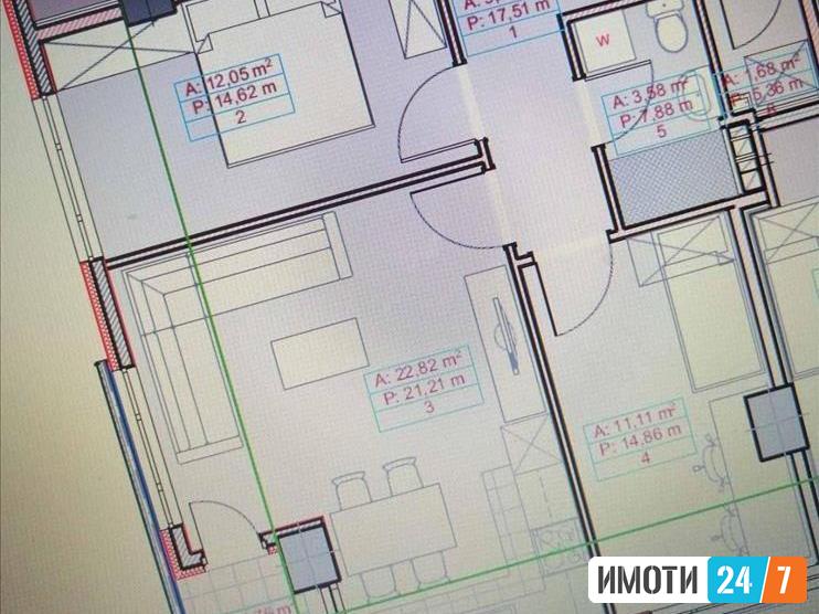 Се продава новоградба 64м2Кисела Вода