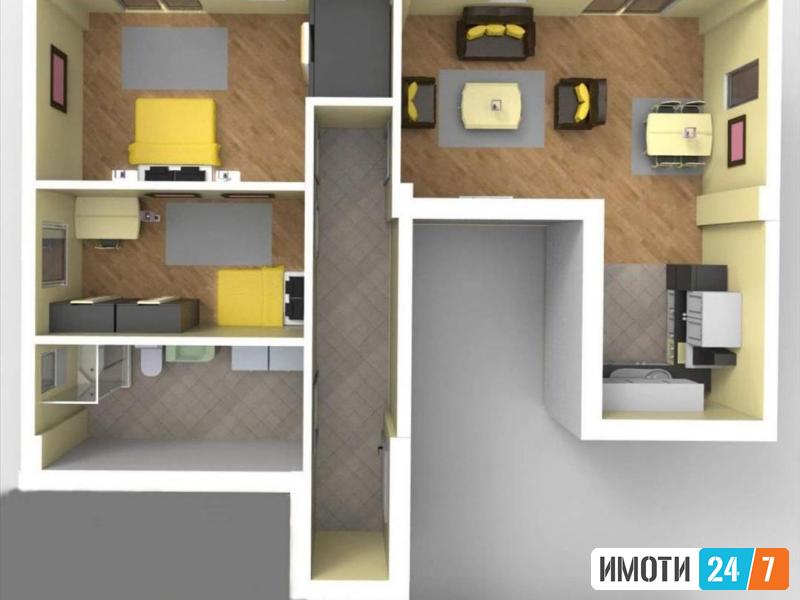 Се продава ексклузивен стан 63м2спроти порта Влае